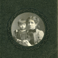 Portrait Photograph of Unidentified Woman and Child