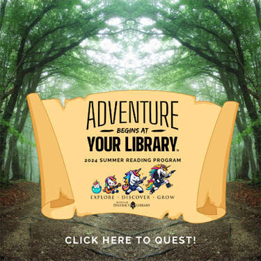 2024 summer reading program. click here to quest